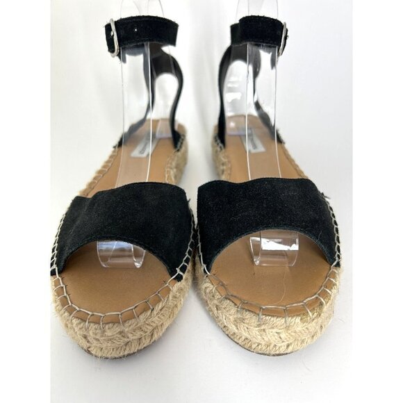 Steve Madden Suede Upper Flat Espadrilles Size 7.5 - Picture 6 of 10
